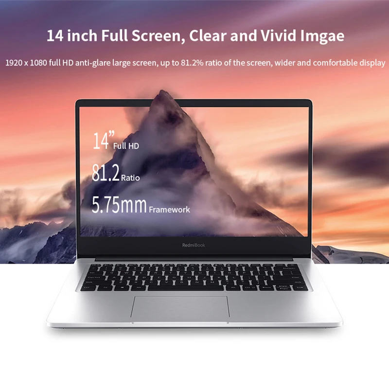 Xiaomi RedmiBook 14 Laptop AMD Ryzen 5 3500U / Ryzen 7 3700U Windows 10 Home 8GB/16GB RAM 256GB/512GB ROM Ultra Thin Notebook