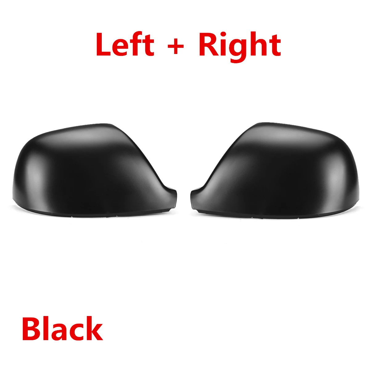 1 шт./2 шт. Автомобильные Боковые зеркала заднего вида корпус бокового зеркала крышка для чехла для VW Transporter T5 T5.1 2010- T6- 7E1857527F - Цвет: Black Left Right
