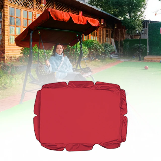 1Db Szék Napellenző Tetőcsere Napfény Függőágy Felső Borító Burkolat Poliészter Uv Protection Vízálló Kültéri Kertben - Image 6