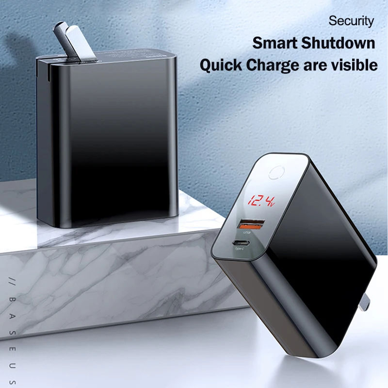 Baseus Quick Charge 4,0 3,0 USB зарядное устройство для iPhone 11 Pro Max samsung huawei SCP QC4.0 QC3.0 QC C PD Быстрая зарядка для мобильных телефонов