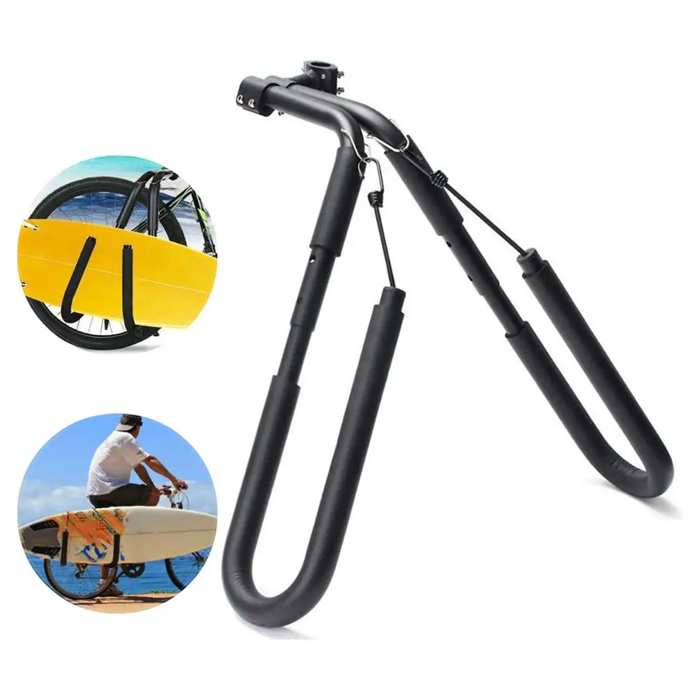 

Bicycle Surfboard Rack to Seat Posts 25-32mm Wakeboard Bike Scooter Moped 8Inch Surfing Board Carrier Mount Holder Bracket