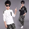 Children Clothing Sets For Boys Camouflage Sports Suits Spring Kids Tracksuits 2022 Teenage Boys Sportswear 4 6 8 9 10 12 Years ► Photo 2/5