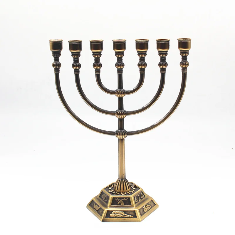 Металлический Подсвечник Menorah латунный Votive Candelabra|Подсвечники| |