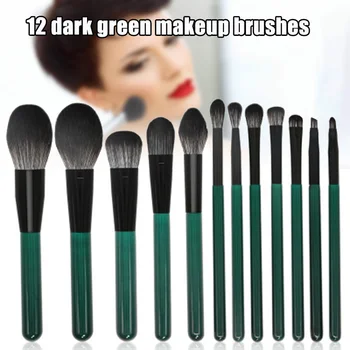 

Hot 12Pcs/Set Makeup Brush Loose Powder Foundation Blush Lip Eye Makeup Brush Set Women Girl Ladies Makeup Tool t6