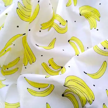 

Banana thin Cotton Sewing Fabric DIY Handmade Material Hometextile Patchwork 100*140cm