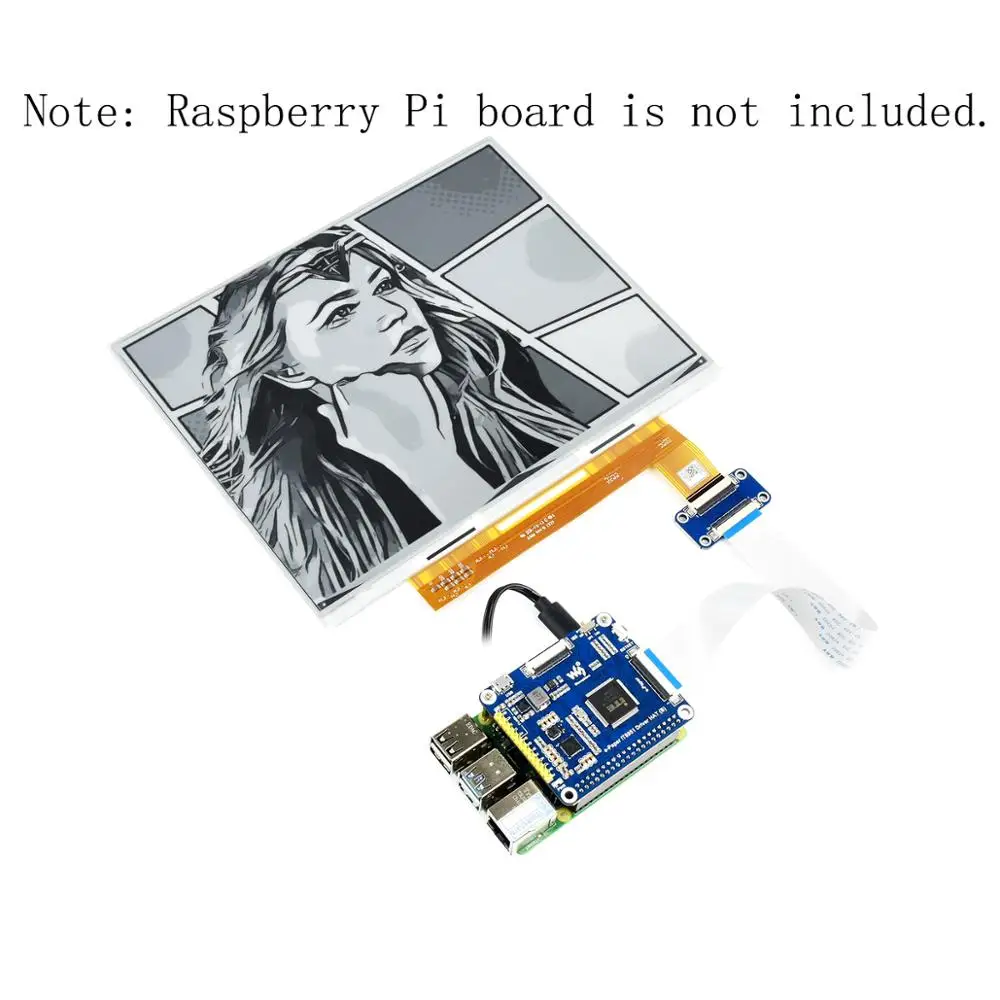 10.3 Pollici E-Ink E-Paper Display Screen Module Hat Starter Kit Per Rpi Raspberry Pi Zero 2W 3 3B Plus 4 Modello B Stm32