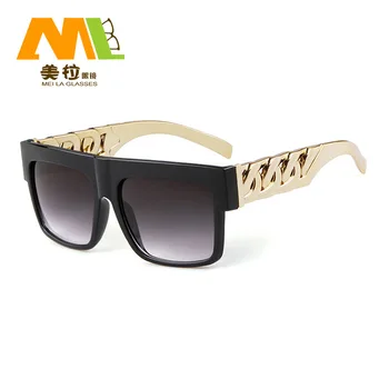 

Paragraph of Big Box Men's WOMEN'S Sunglasses Europe And America Large Hollow out Sunglasses Hemp Rope Mirror Leg Glasses 9941