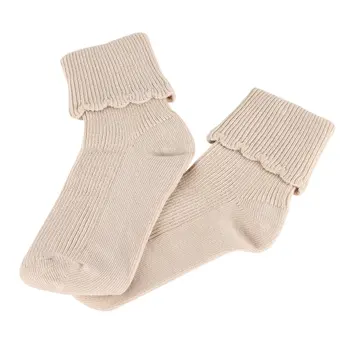 

Mixed Color 120 Double Needles Flip Cotton Children L Code Floor Socks Girls Wogirls Socks