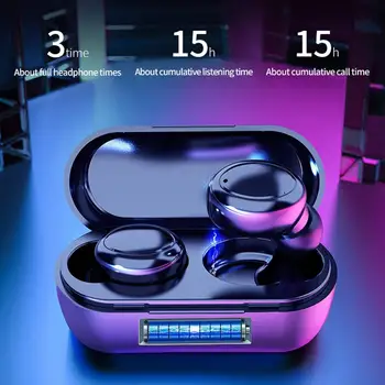 

96 ± 3dB V2 Wireless Earphones Version 5.0 Mini Hifi Earbuds Case For Mobile Phones Android Ios Long Transmission Distance