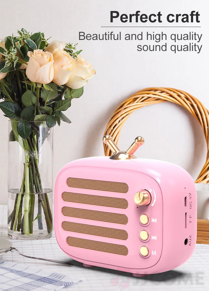 A18 Bluetooth Speaker Wireless Speaker Portable FM Radio MP3 Music 1800mAh 32GB TF Mini BT Phone Speaker Subwoofer Sound Box