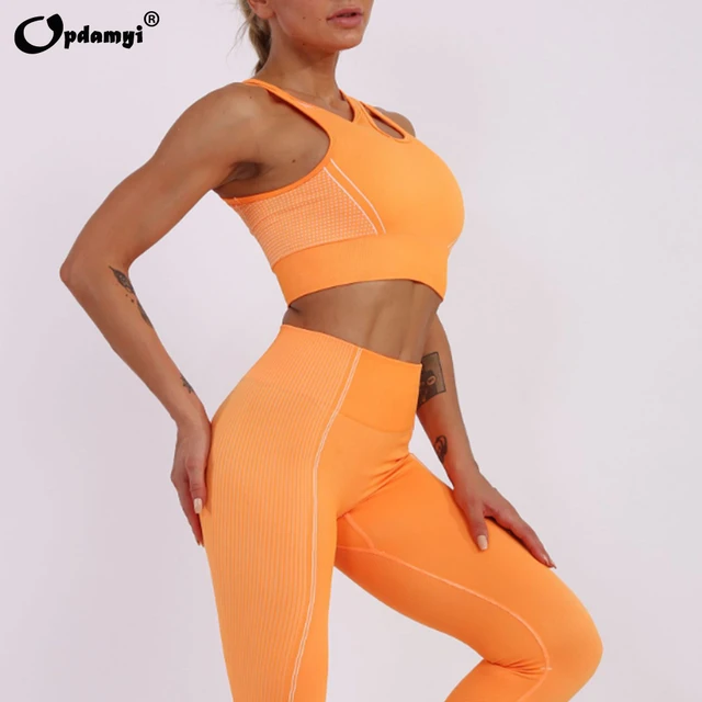 Mallas de Fitness sin costuras para mujer, pantalones de entrenamiento de  cintura alta, ropa deportiva ajustada para gimnasio - AliExpress