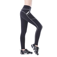 Женские обтягивающие штаны для йоги и спортзала, эластичные спортивные Леггинсы для бега
