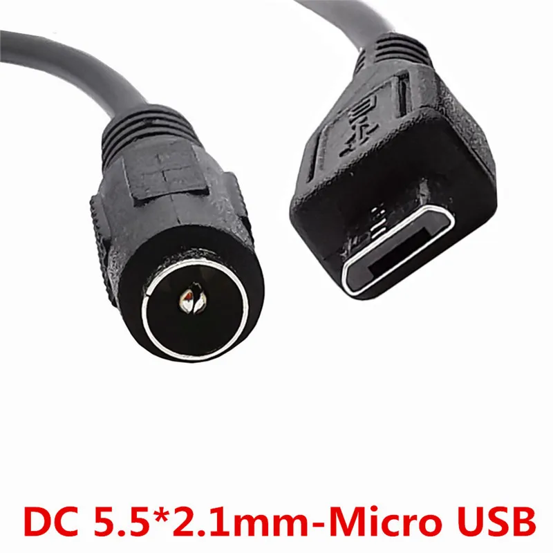 3A 5 5x 2 1mm 3 5 X 1 35mm Female To Mini 5P Male DC To V8 Port 5Pin