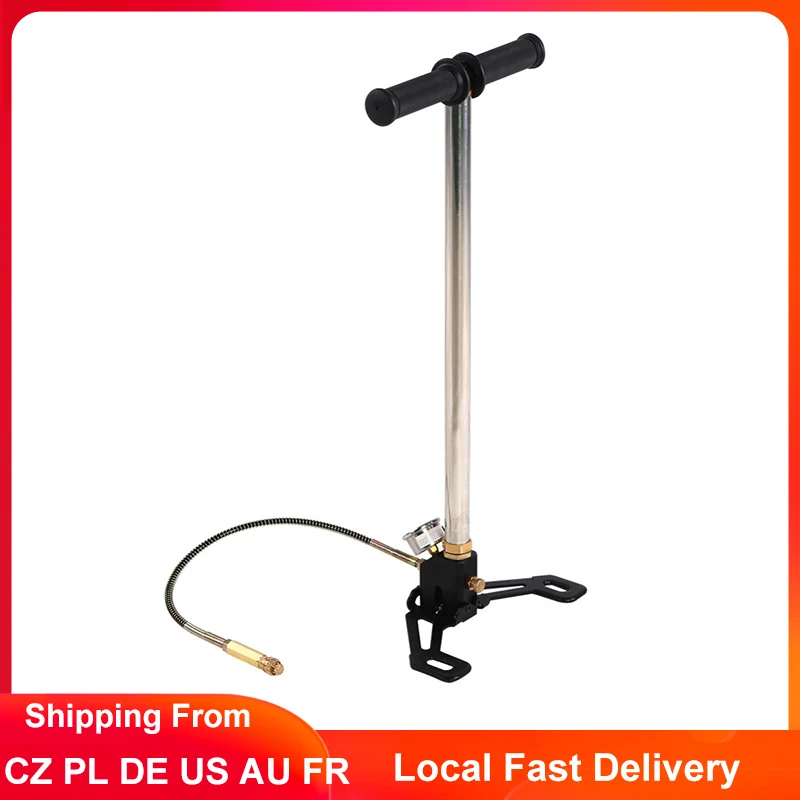 4500psi 3 Stage PCP Pump Hand Operated Air Pump High Pressure Compressor For Car/Motorcycle/Bicycle Inflator