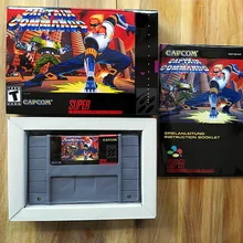 16 бит игры* капитан Коммандо(версия США! Коробка+ руководство+ картридж