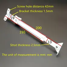 Покраска утолщение старомодное крепление от ветра стальной ограничитель окна Регулируемый угол створки окна ветрозащитный стержень