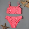 8~12Year Girls Swimwear Children Swimsuit Two-Pieces Girls swimsuit Large Kids Beach wear Bathing suit- K519 ► Photo 3/5