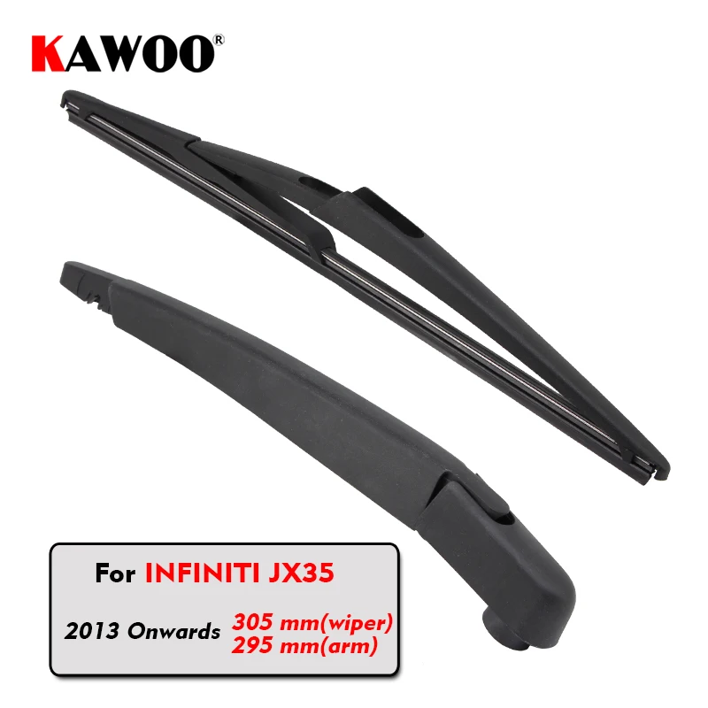 Kawoo Car Rear Wiper Blade Blades Back Window Wipers Arm For Infiniti