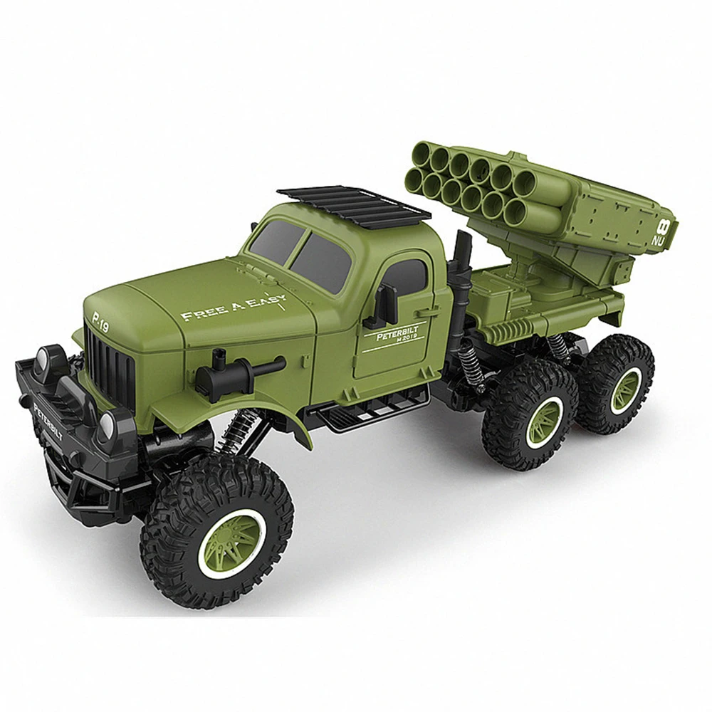 Радиоуправляемый автомобиль 1:16 военный инженерный автомобиль 6wd пульт дистанционного управления горный велосипед песок внедорожный препятствие пульт дистанционного управления автомобиль военный мод