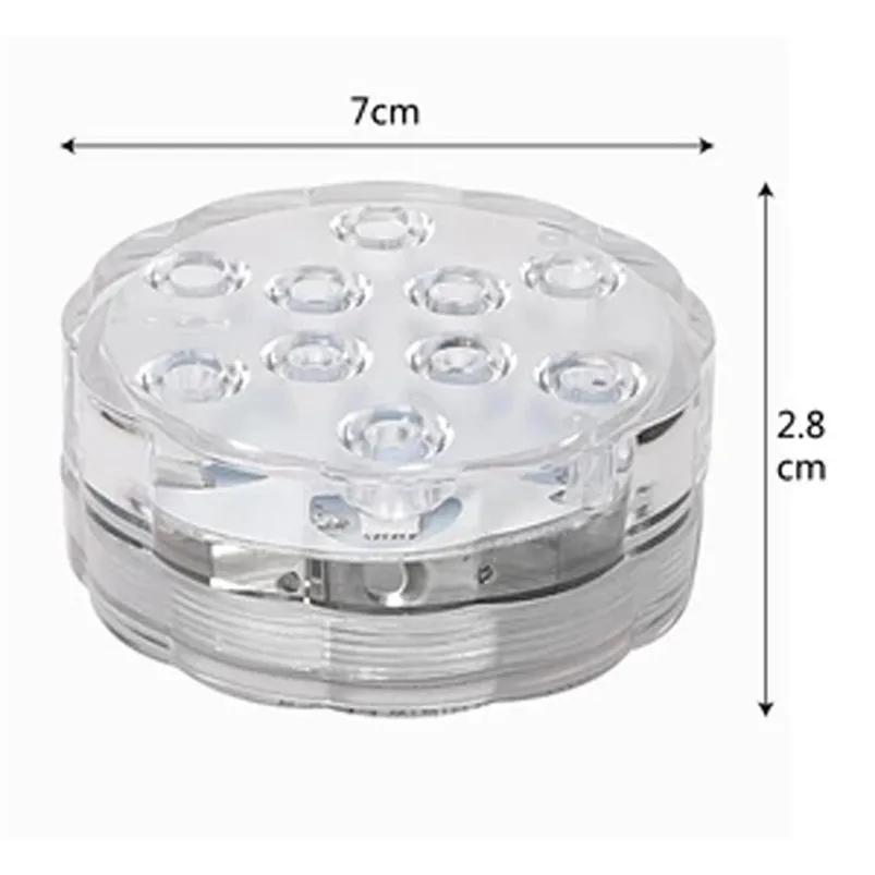 Waterproof Wireless Home Garden Hotel Swimming Pool Party Effect LED Light 16 different static colors Lamparas 40NOV707