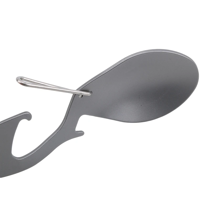 Многофункциональный титановый сплав/нержавеющая сталь походная посуда ложка сплав практичный портативный путешествия Essent