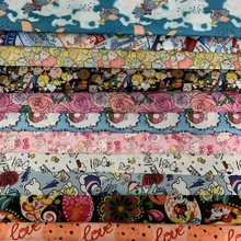 145*90 см Dumbo rose puppy Textile 210d оксфордская Полиэстеровая ткань из хлопчатобумажной ткани, diy Ручная работа лоскутное хлопчатобумажная ткань для дома