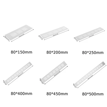 

Alloy Rectangular Air Vent Grille Ventilation Cover for Cabinets Wardrobes