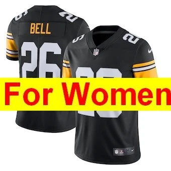 Женщины Питтсбург Бен роэтлисбергер Antonio коричневый T.J. Watt JuJu Smith-Schuster Black Alternate Vapor Untouchable Limited Jersey - Цвет: Коричневый