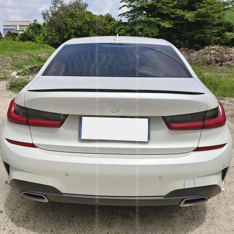 Для новых BMW 3 серии G20 спойлер аксессуары 320i 325i 330i PU материал Автомобильный
