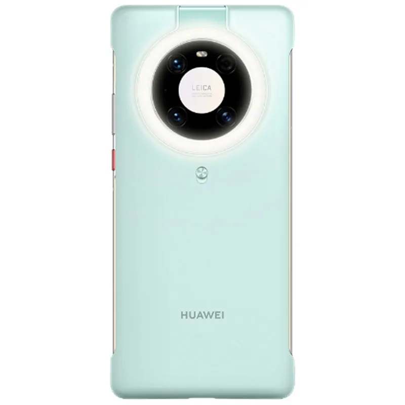 Playpen LED Phone Case For Huawei P30 40 Pro Mate 30 40 Pro Selfie Ring Flash Photo Fill Light Portable Flash Camera Flashlight Cover Color : White, Material : For Mate30