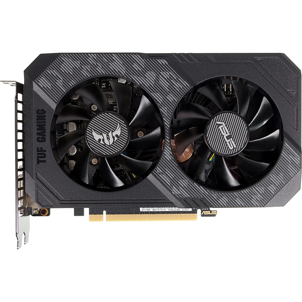 Видеокарта Asus PCI-E TUF-GTX1660-O6G-GAMING NV GTX1660 6144Mb 192b GDDR5 1530/8002 DVIx1/HDMIx1/DPx