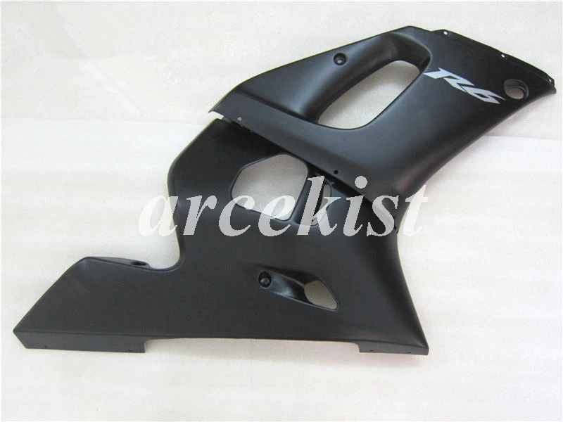 Новые ABS Обтекатели наборы подходят для Yamaha YZF R6 1998 1999 2000 2001 2002 Обтекатель Набор R6 98 99 00 01 02 Пользовательские черный матовый