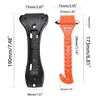 2PCS Car emergency Safety Hammer Life Saving Escape Emergency Hammer Seat Belt Cutter Window Glass Breaker Car Rescue Red Hammer 3