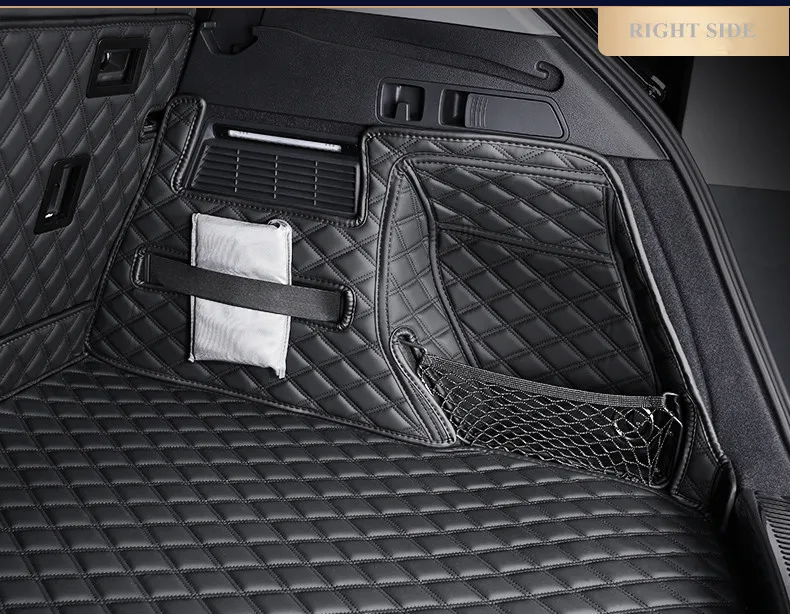  Tapis Coffre Voiture, pour Audi SQ5 Sportback 2023 Couverture  Complète Cuir Tapis Coffre Étanche Anti Salissures Antidérapant Auto  Accessories,A