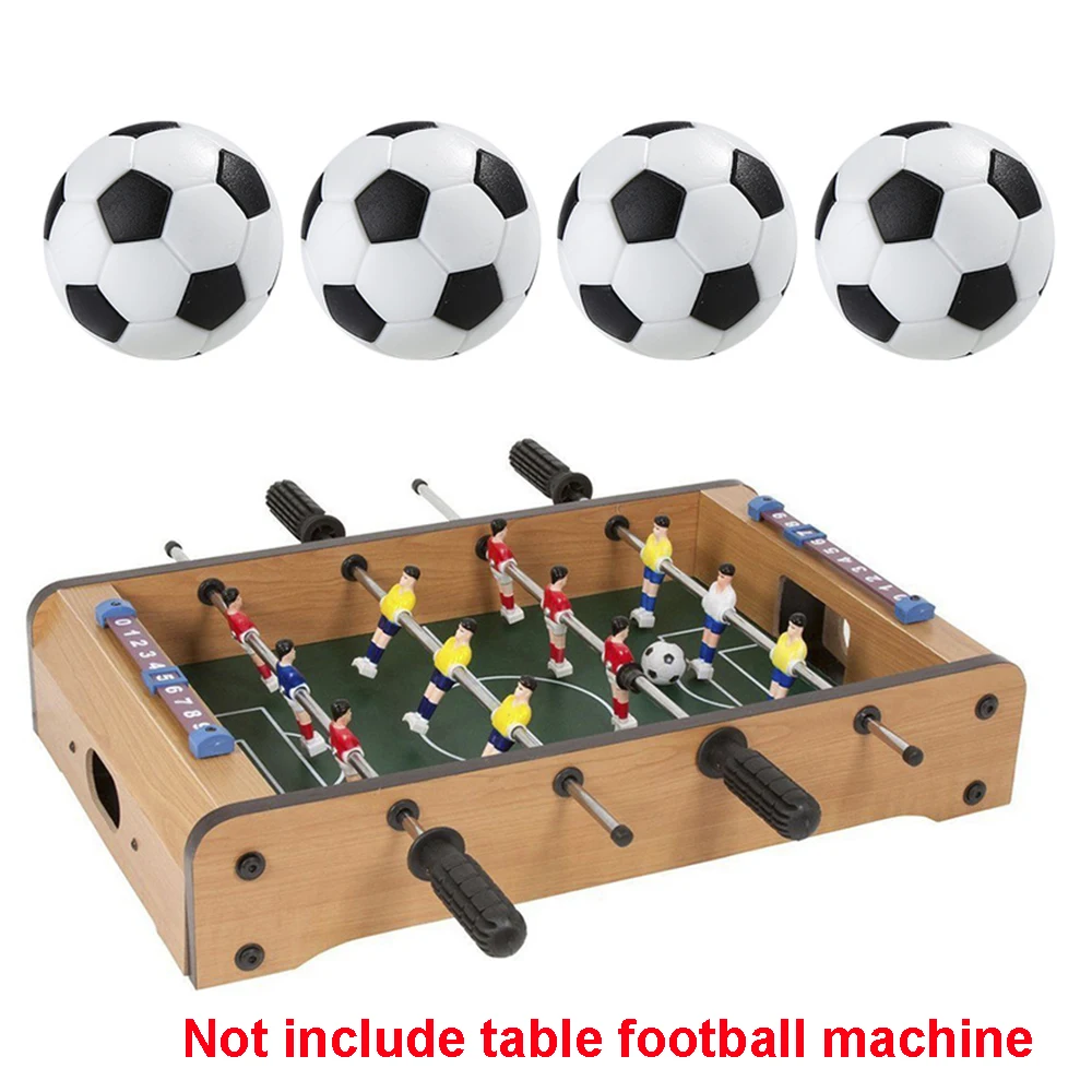 Table Football Game Tabletop Soccer Game 4pcs Mini Replacement Balls