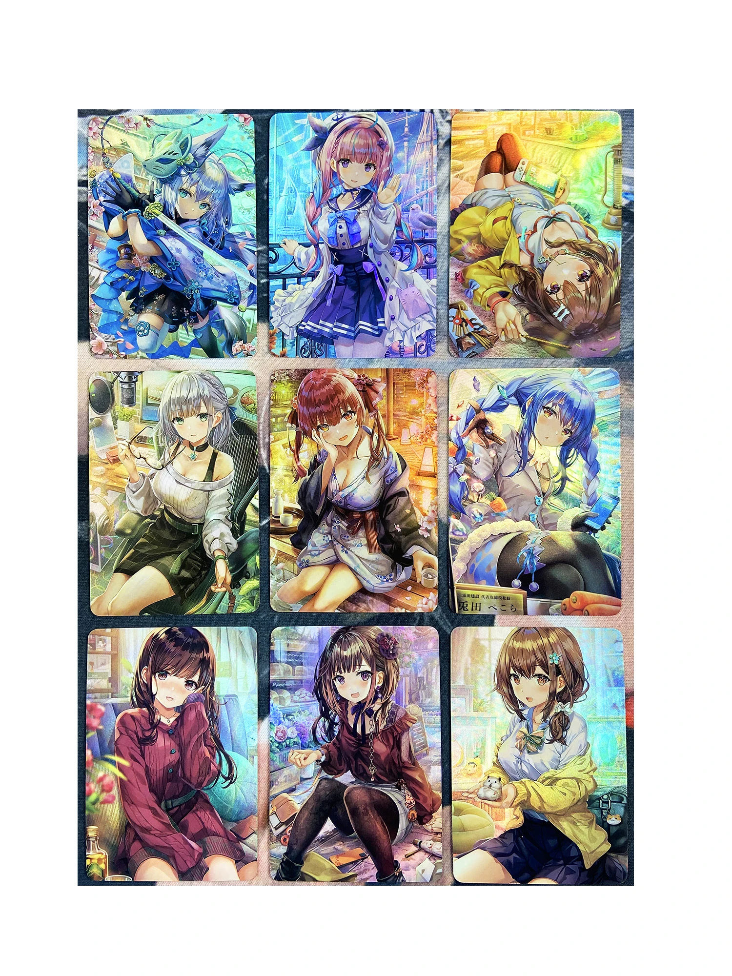 9pcs/set ACG Exquisite Girl Hololive Female Anchor Refraction No.3 Sexy  Girls Hobby Collectibles Game Anime Collection Cards|Game Collection Cards|  - AliExpress