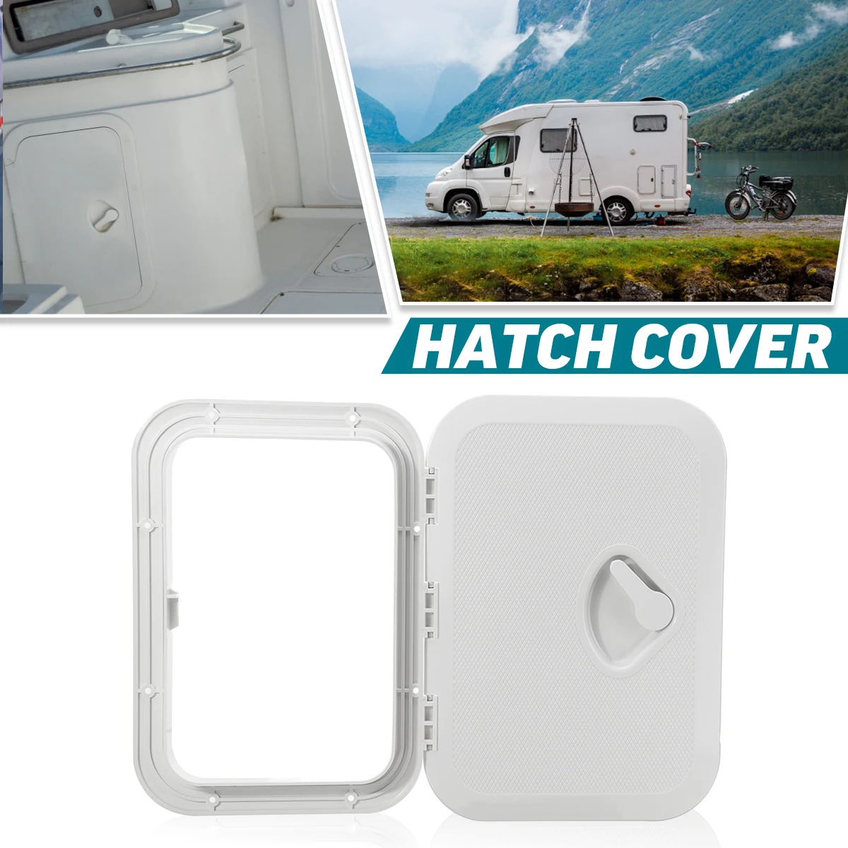 270*375mm ABS Deck Marine Hatch Door Deck Access Hatch Boat Hatches