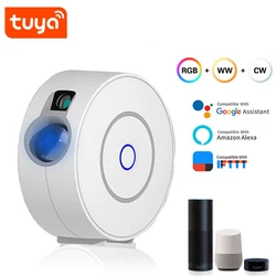Tuya Smart Wifi APP Control Starry Sky Galaxy Laser Projection Lamp Stage Lighting Effect Bedroom Party Night Holiday Decoration