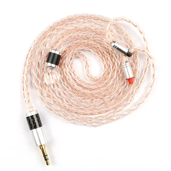 

IE80/ A2DC/IM Earphone Cable 3.5mm Jack Single Crystal Copper Silver Plated Cable Upgrad Replace Wire Cables for A2DC/IE80/IM