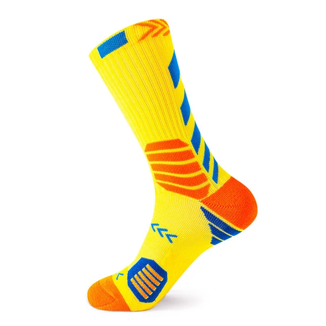 New Men Elite Sports Socks High Quality Thick Basketball Socks Cycling Women Cotton Towel Bottom Outdoor Sports Fashion Socks WZ-0037-12