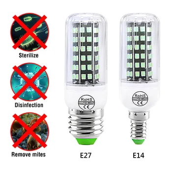 

E27 UV Desinfection Corn Bulb Home Sterilizing Light Bulb Ultraviolet 2835 110V/220V UV lamp for Home UVC Led Germicidal Lamp