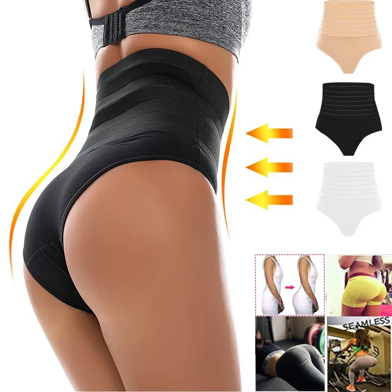 Womens Slimming Panties High Waist Tummy Control Briefs Female Trainer Shaping Underpants Butt Lifter Shapewear Underwear shapewear for dresses