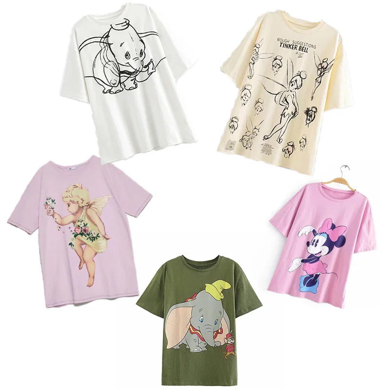 

Oversize Graphic Tees Women Plus Size T-shirt Cartoon Casual Tops Summer Street Wear za T Shirt Women Ropa Mujer Verano 2020