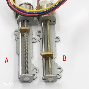 

Stroke 34mm Linear Actuator 10MM Micro Mini 2-phase 4-wire Stepper Motor Precision Long Linear screw slider Nut DIY 3D Printer