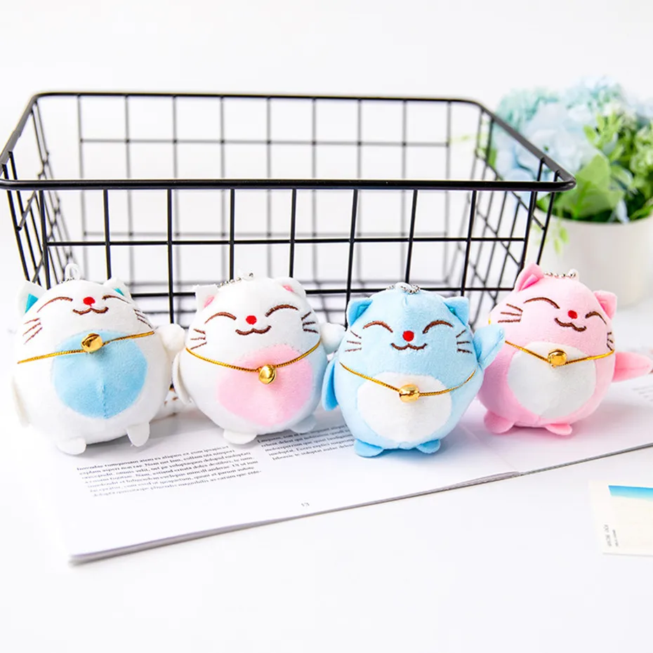 

Sweet CAT 10CM Keychain Plush Stuffed TOY DOLL , key chain Wedding Bouquet TOY Gift DOLL