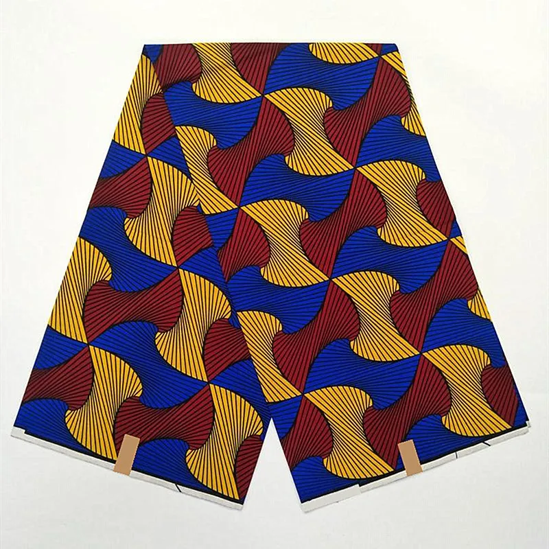 

Miss.L Latest african wax print fabric 100% cotton high quality 6 yards/pcs for women HL19S11252