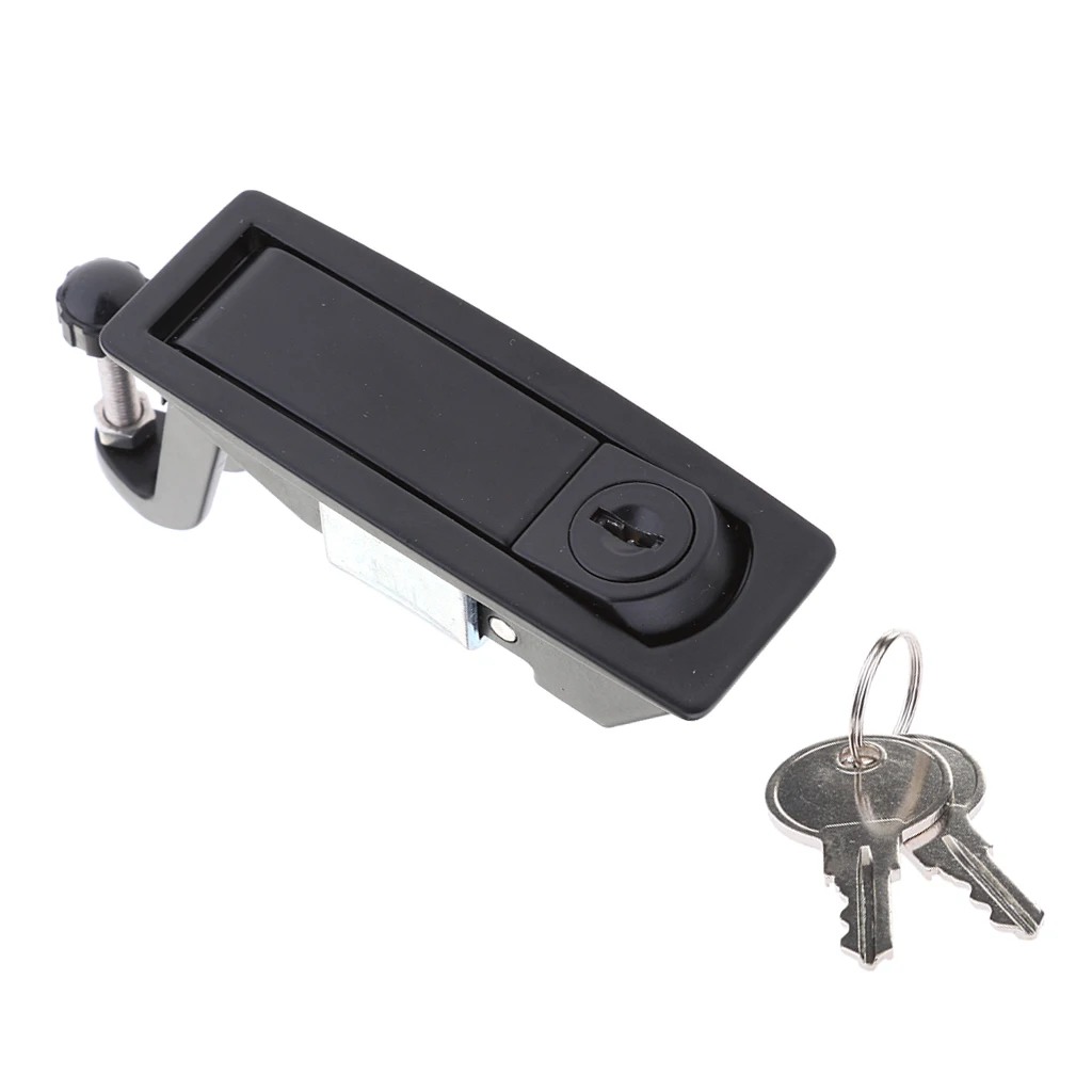 Homyl Lever Hand Operated Door Latch Compression Lock Adjustable Latches for Marine Boat RV Camper Motor Home Trailer Cargo Trailer 