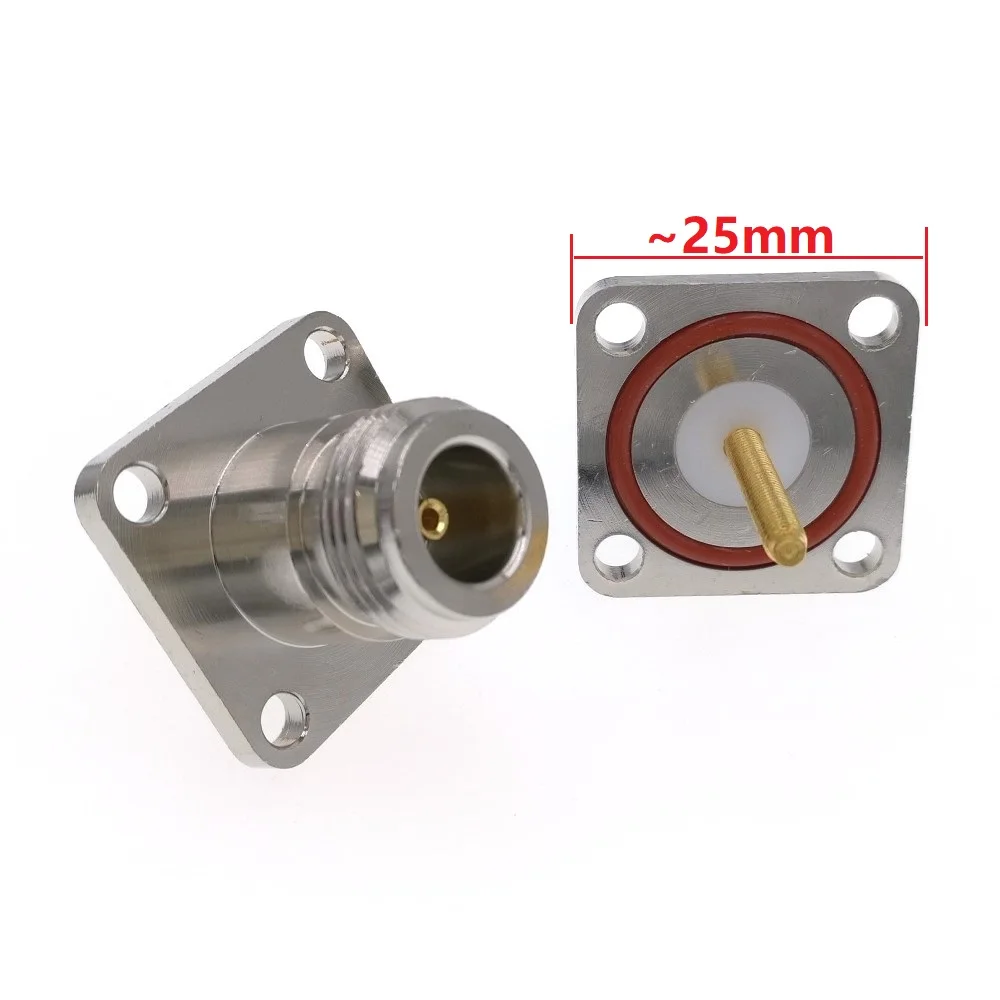 

N Female O-ring 4 Hole Panel Mount Straight RF Connector Fiber-Glass Antenna