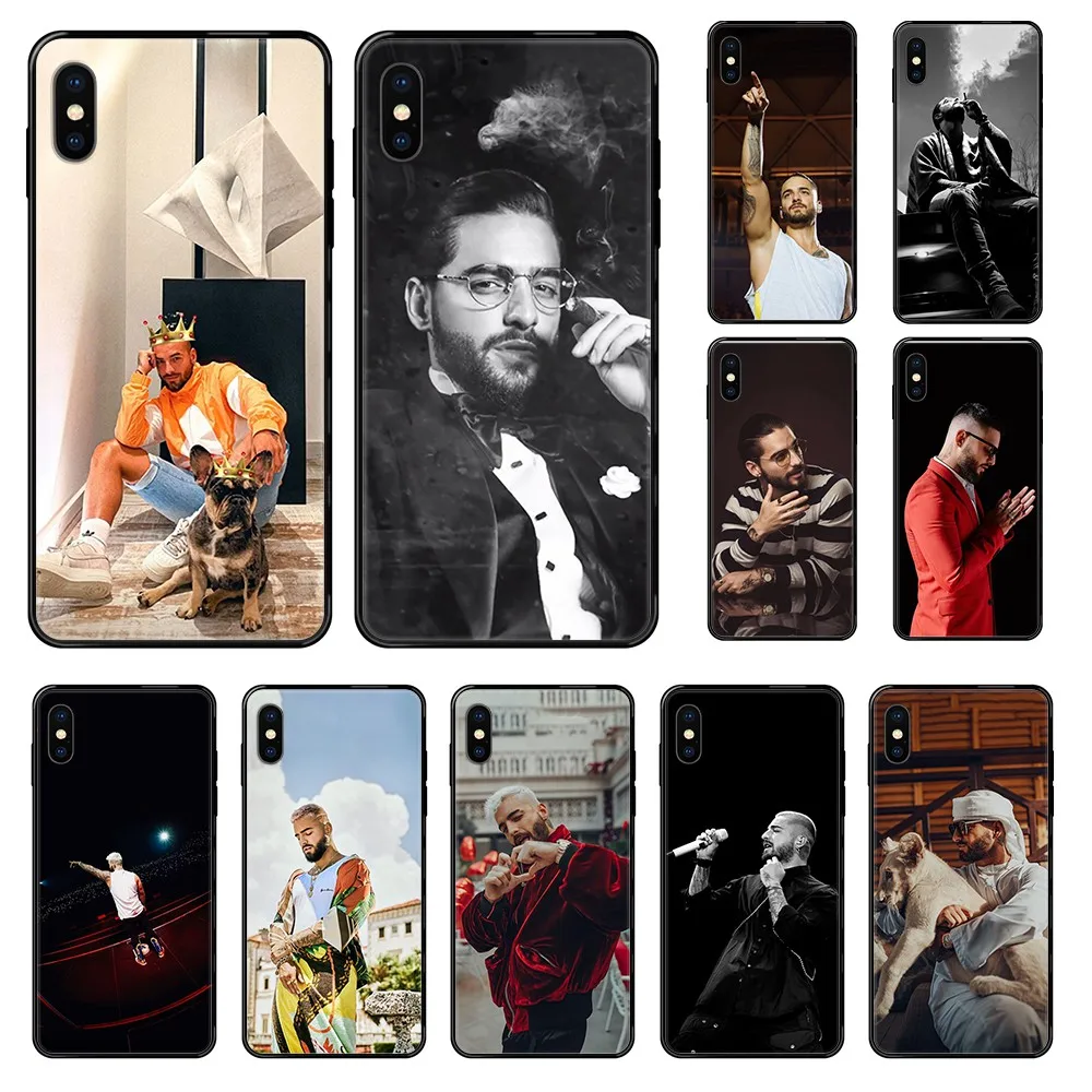Чехол для телефона Maluma Colombia singer Juan Luis Londo?o Arias black iphone 4 4s 5 5S SE 5C 6 6S 7 8 plus X XS XR 11 PRO MAX