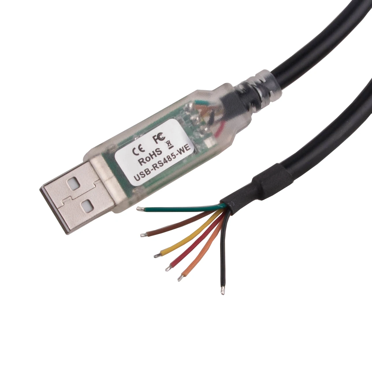 Cable adaptador de puerto serie USB a RS485, convertidor de 6 pines, extremo de Cable, Chip FTDI, compatible con Windows 10, 8, 7 XP y Mac OS